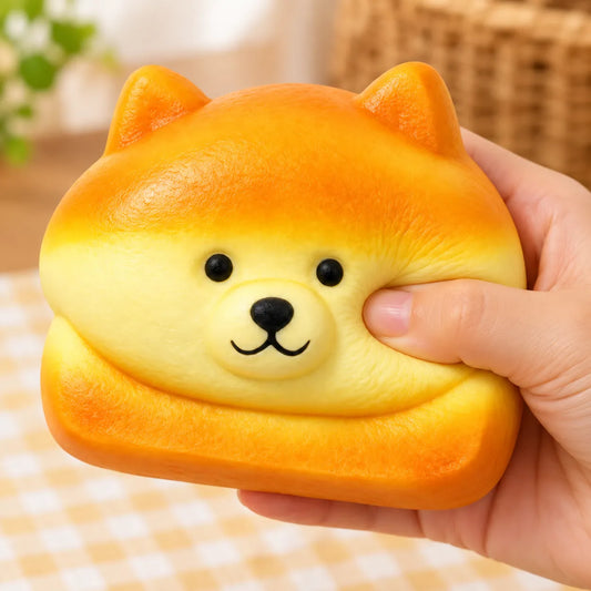 Dog Bread Squishy presser
