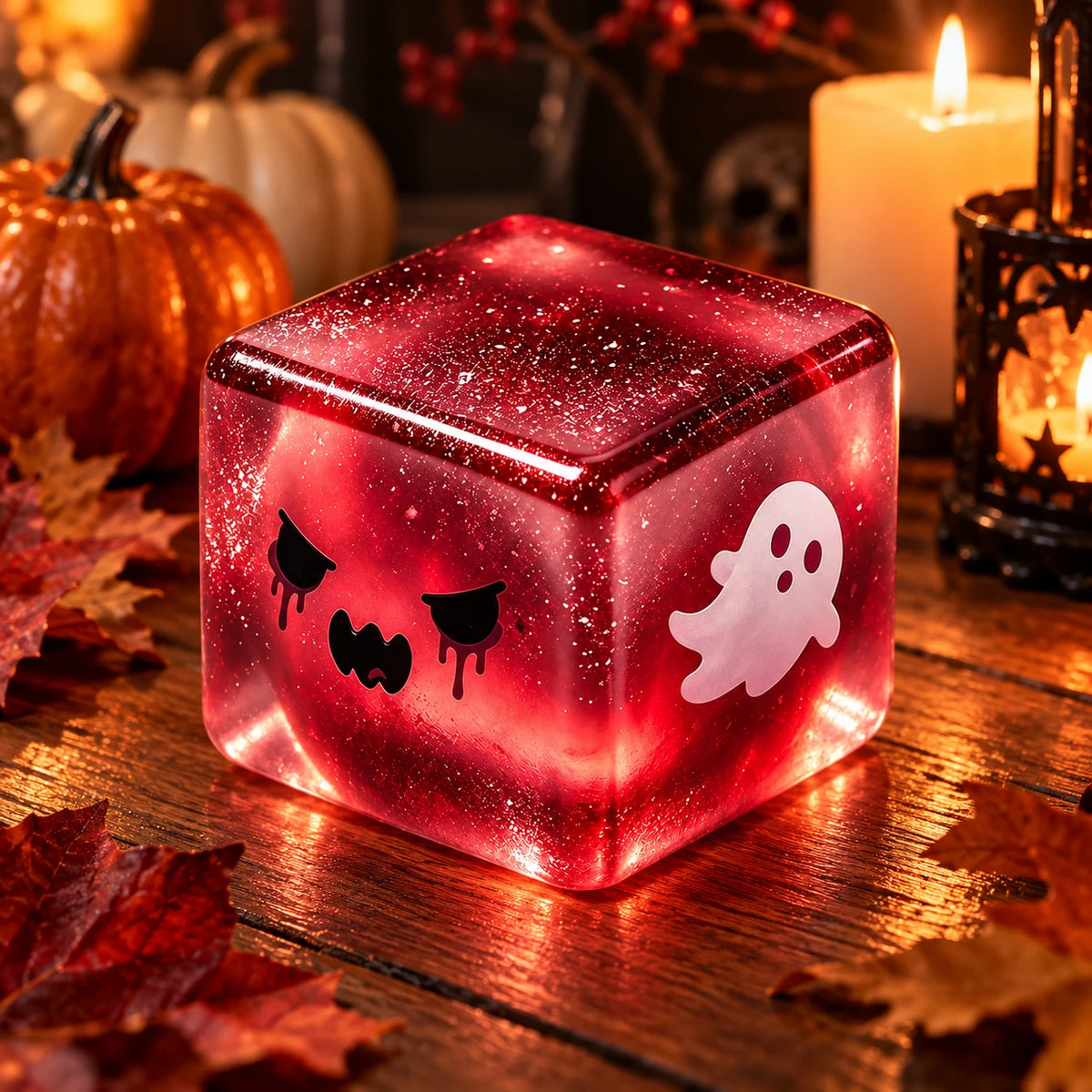 Halloween Squishy Cube rouge