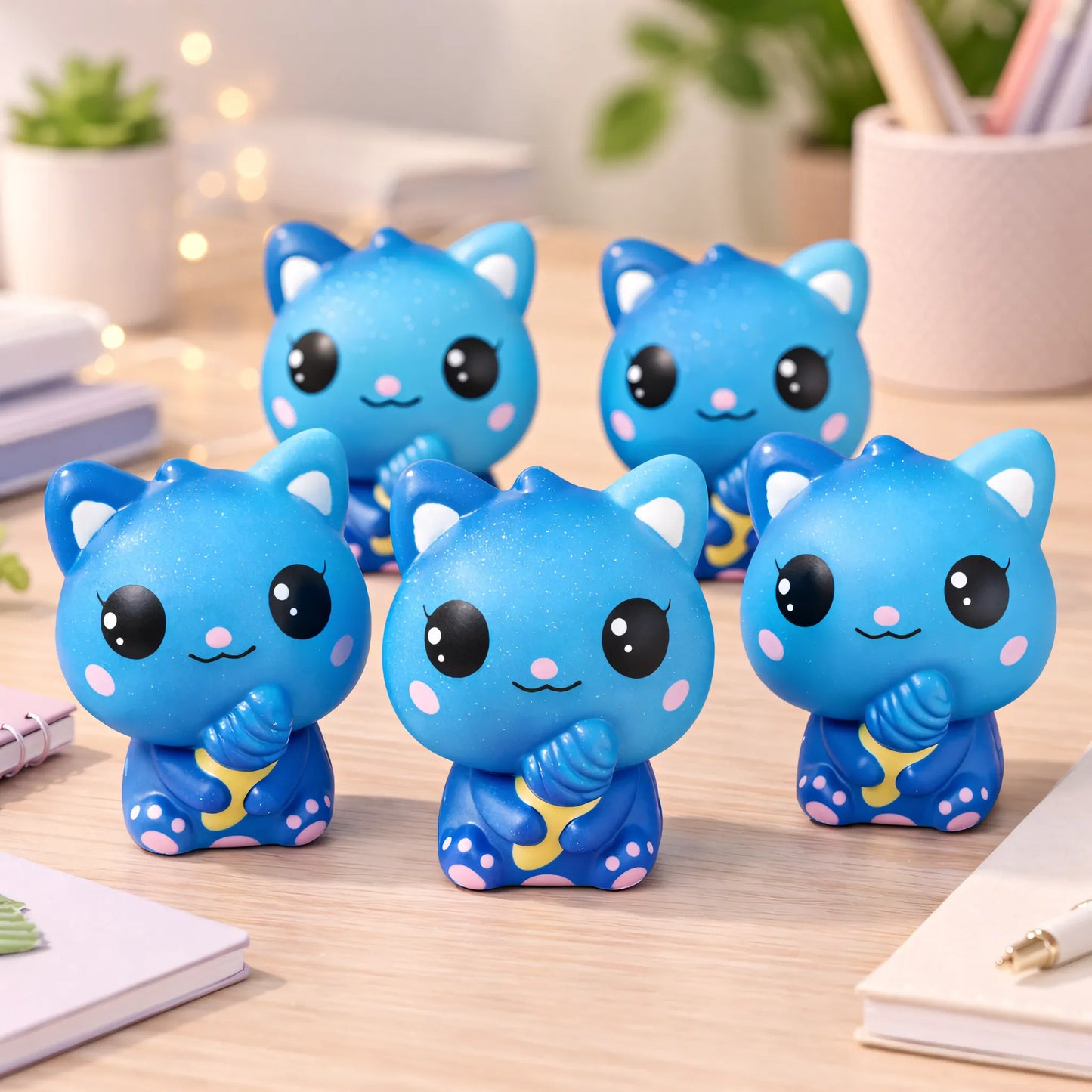 Squishy Chat Galaxy Blue Dream