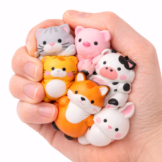 Squishy Mochi Animals Squeezed