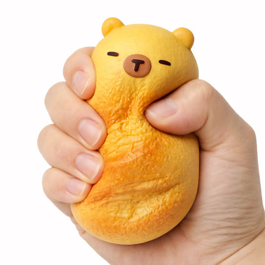 Capybara squishy bread presser