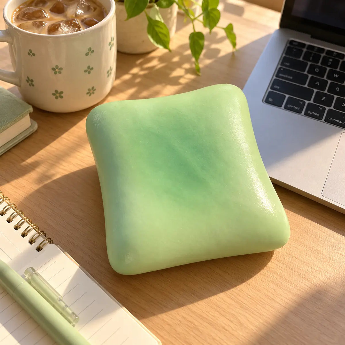 Green Toast Squishy anti stress