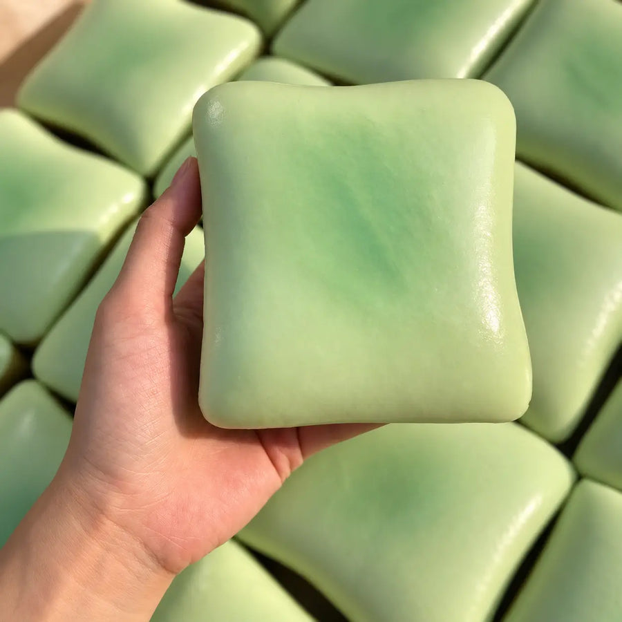 Green Toast Squishy presser