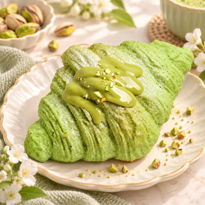 Matcha Croissant Squishy slow rising