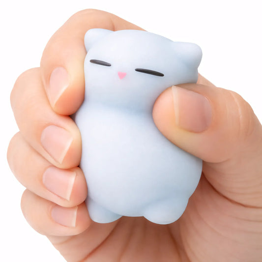 Mini Squishy chat bleu Mochi