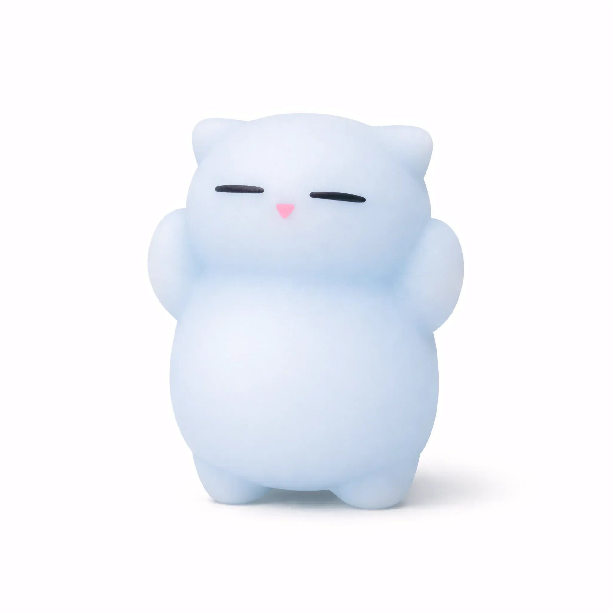 Mini Squishy chat bleu