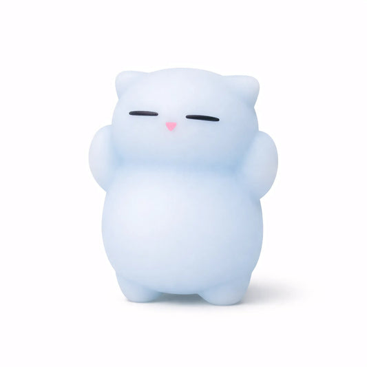 Mini Squishy chat bleu