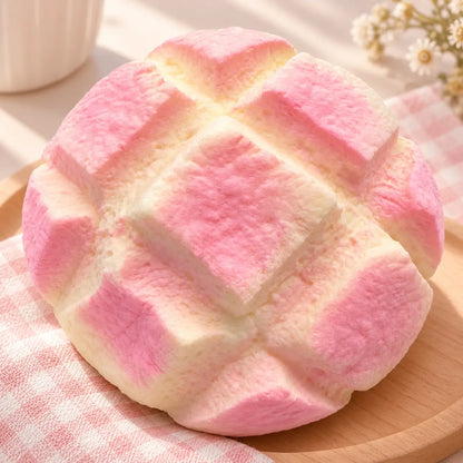 Pink Melon Bread Squishy slow rising