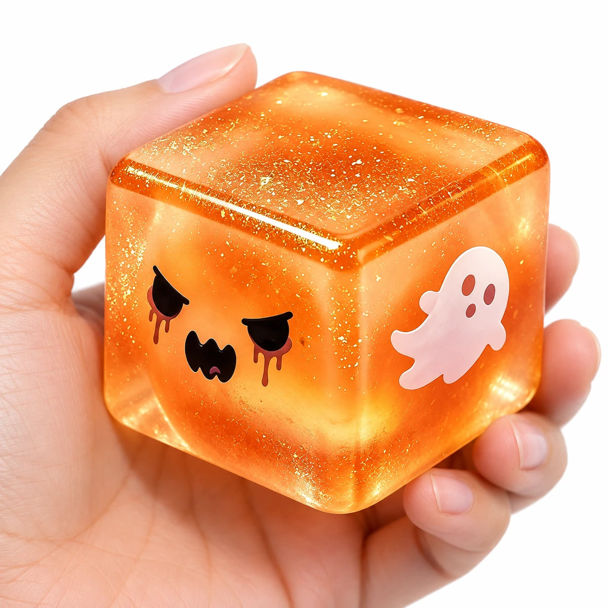 Spooky Halloween Squishy en main