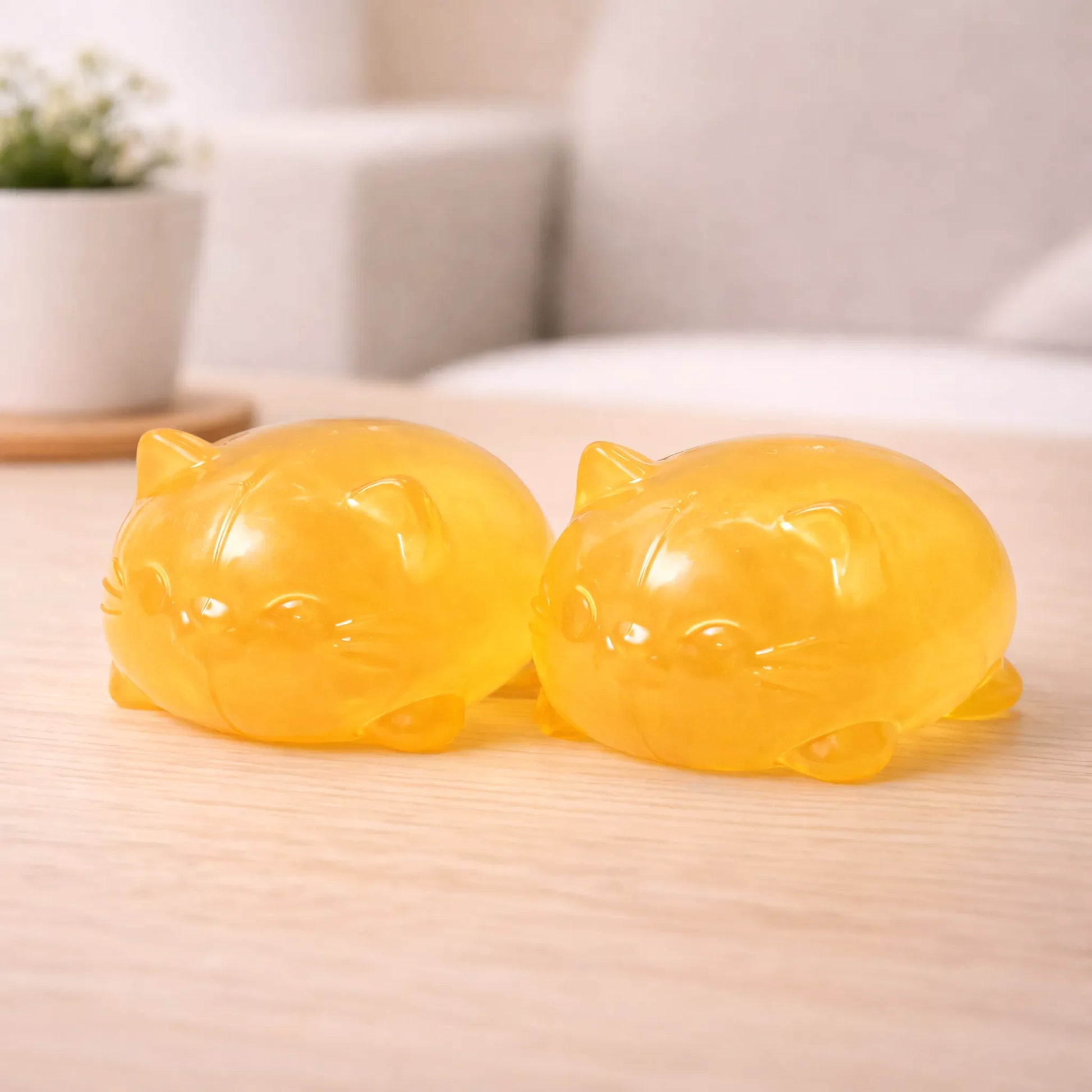 Squishy chat couleur orange
