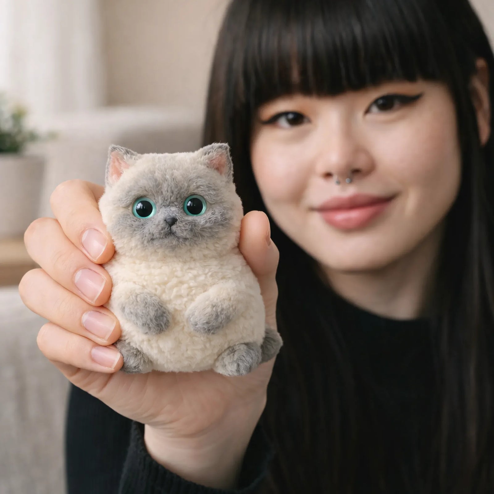 Squishy Chat Grand Poilu
