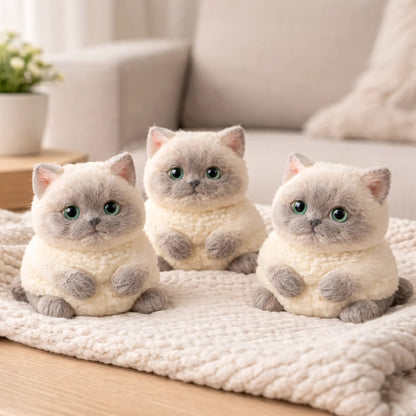 Squishy Chat Réaliste Mignon
