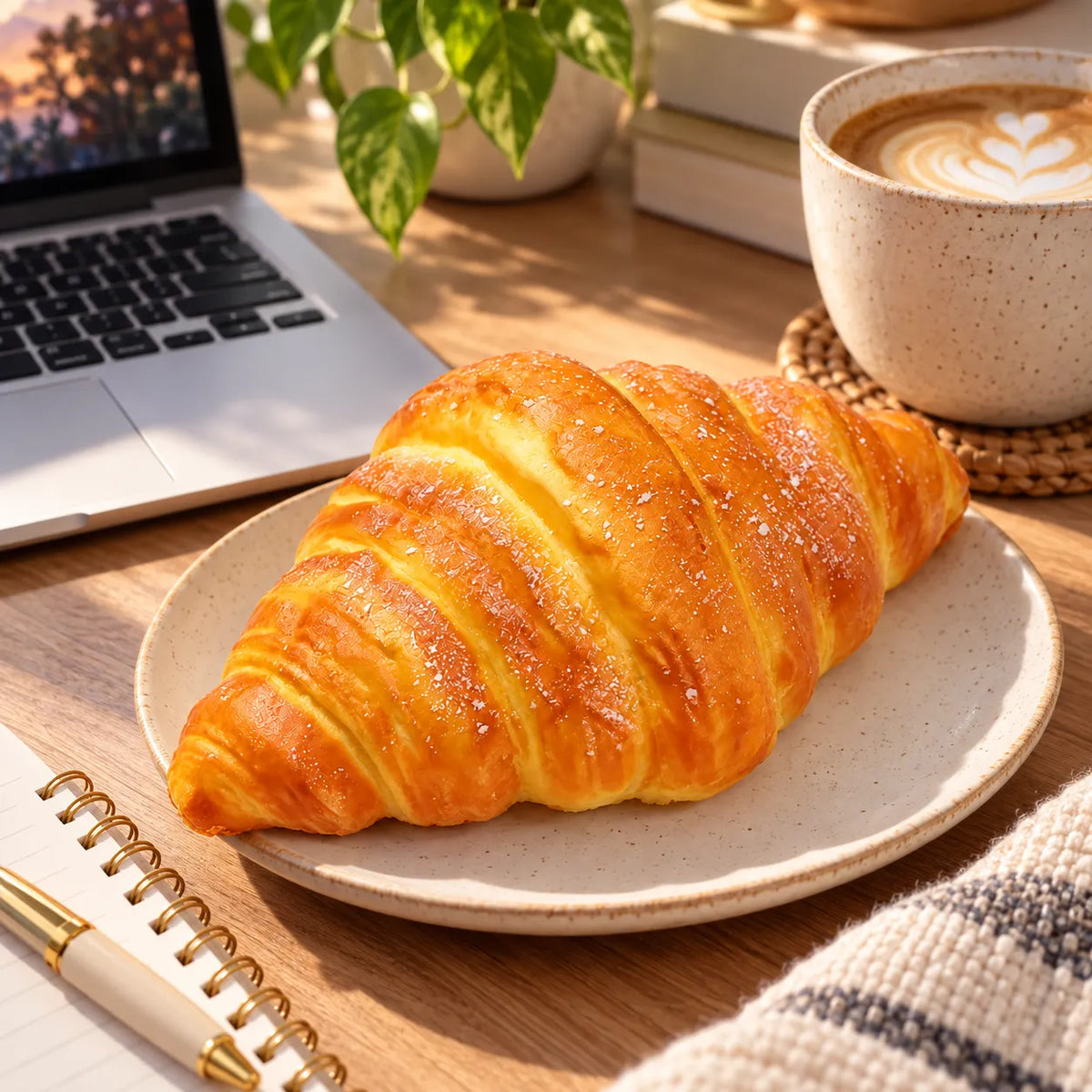Squishy Croissant Réaliste