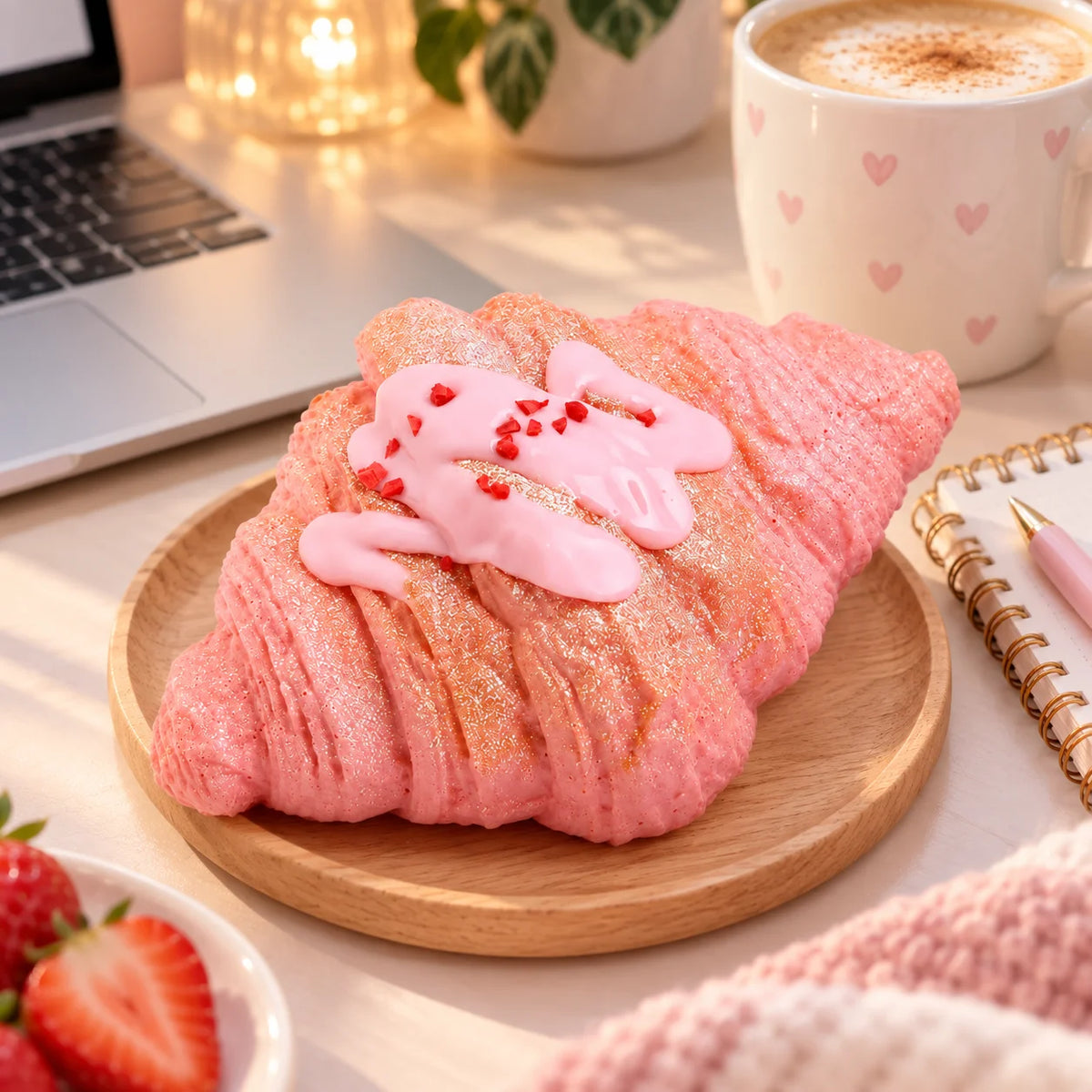 Squishy Croissant Rose