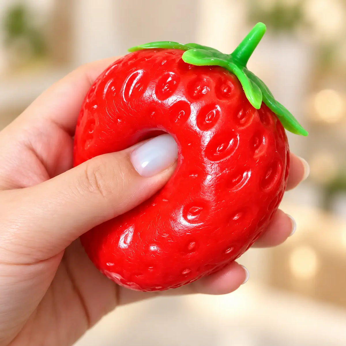 Squishy Crunchy Strawberry presser
