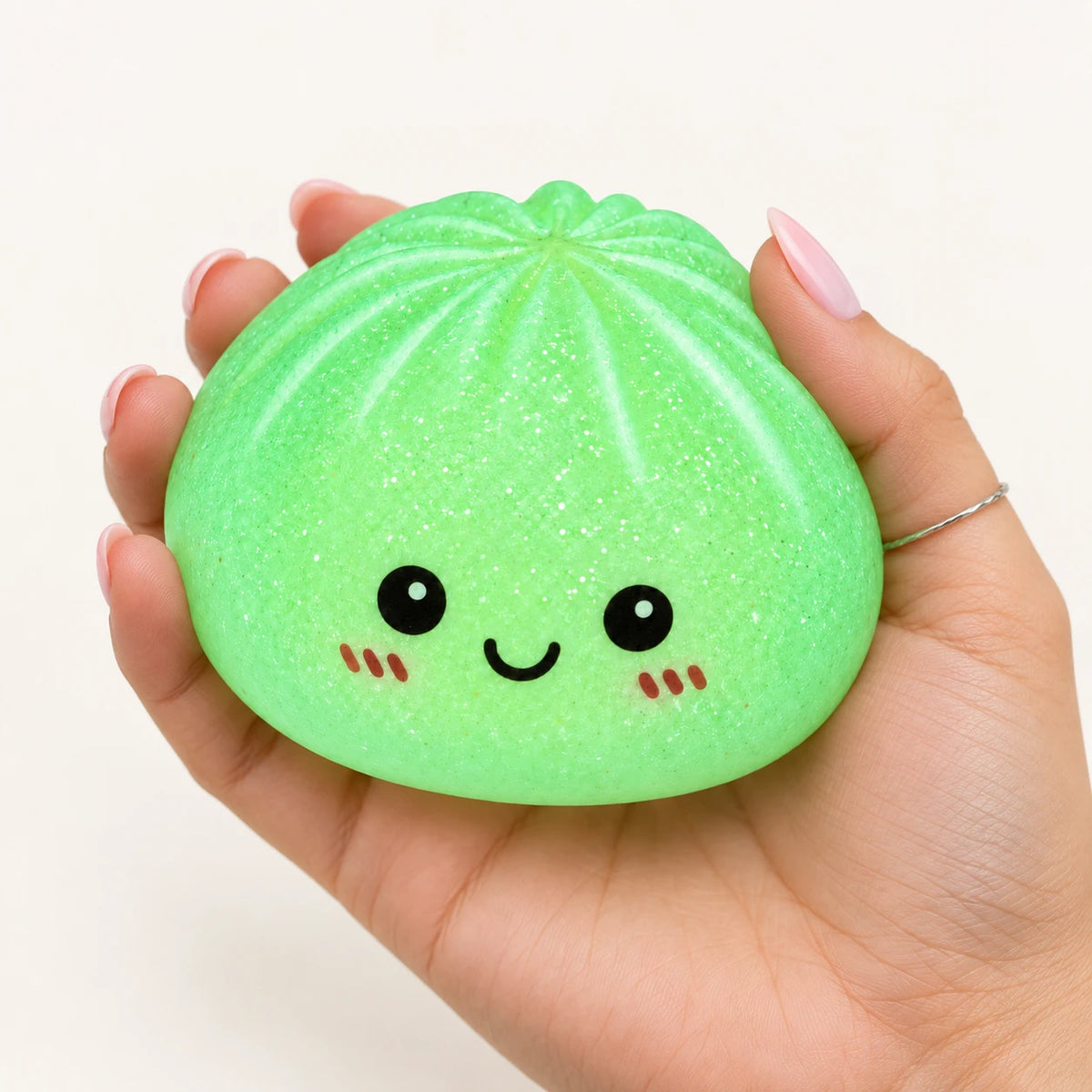 Squishy Dumpling lumineux vue de face kawaii