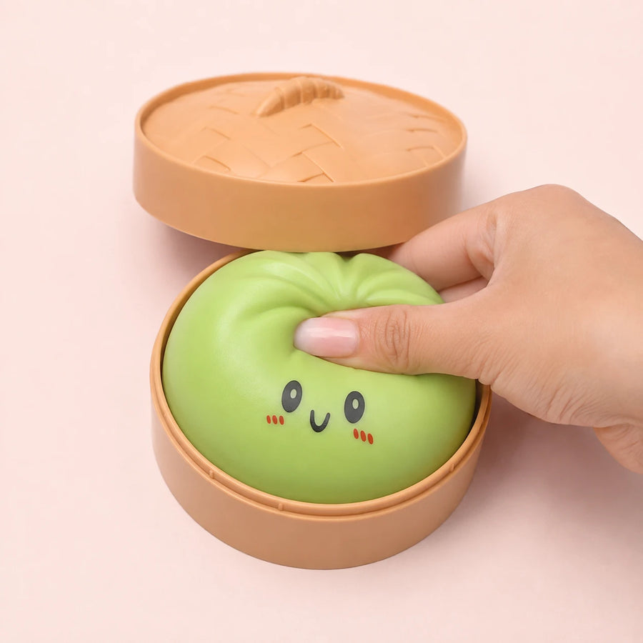Squishy Dumpling Vert panier vapeur