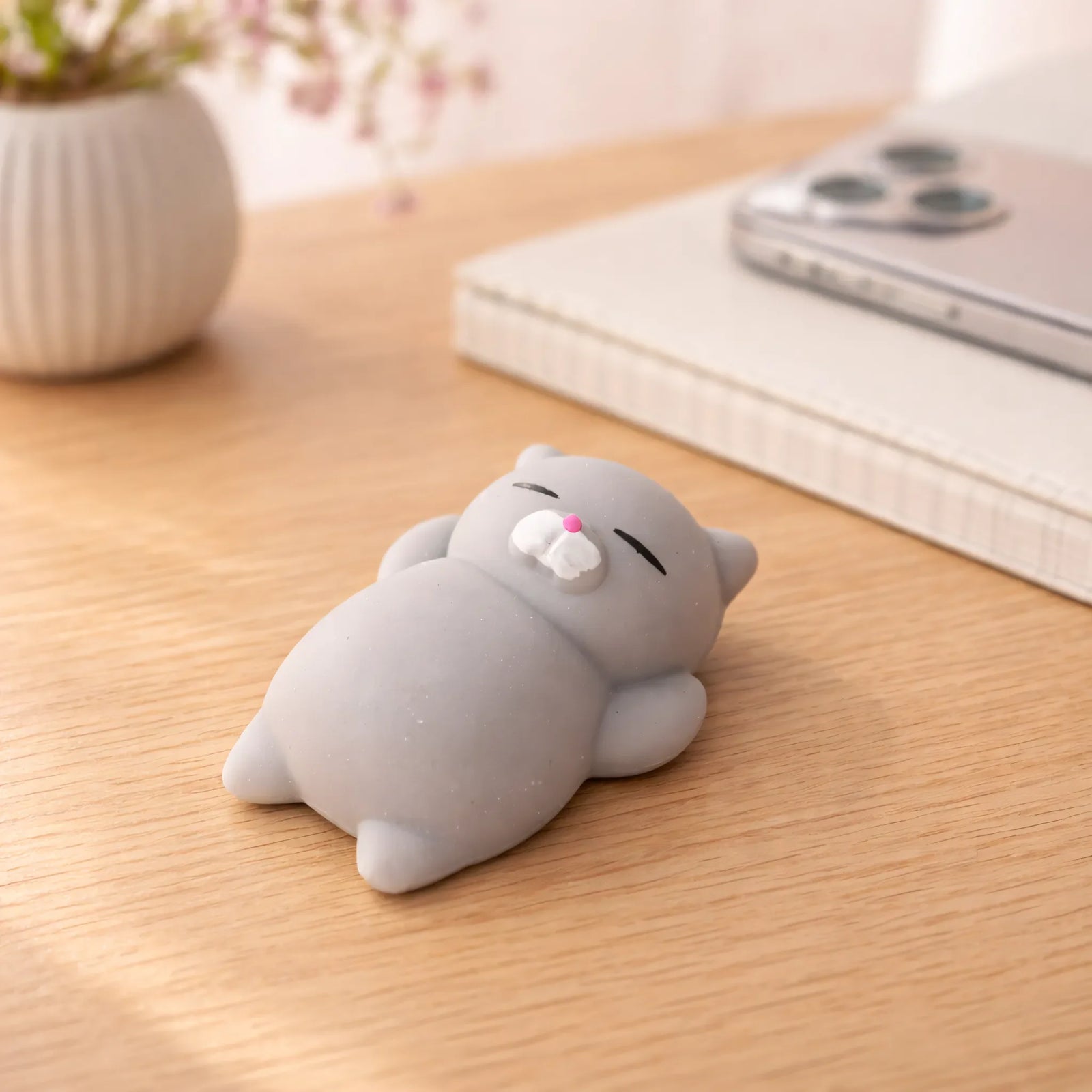 Squishy Mochi Cat Gris