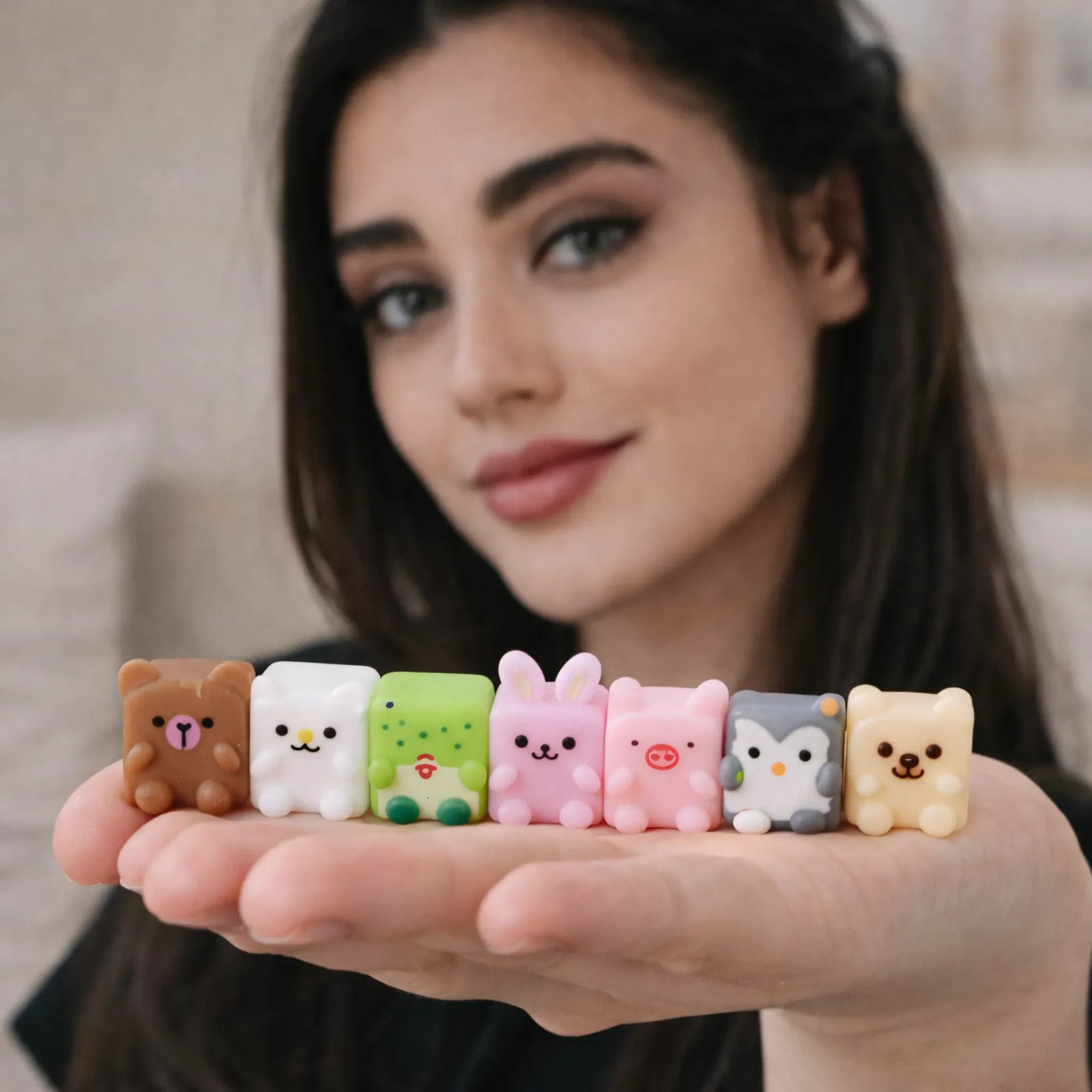 squishy mochi mini carrée