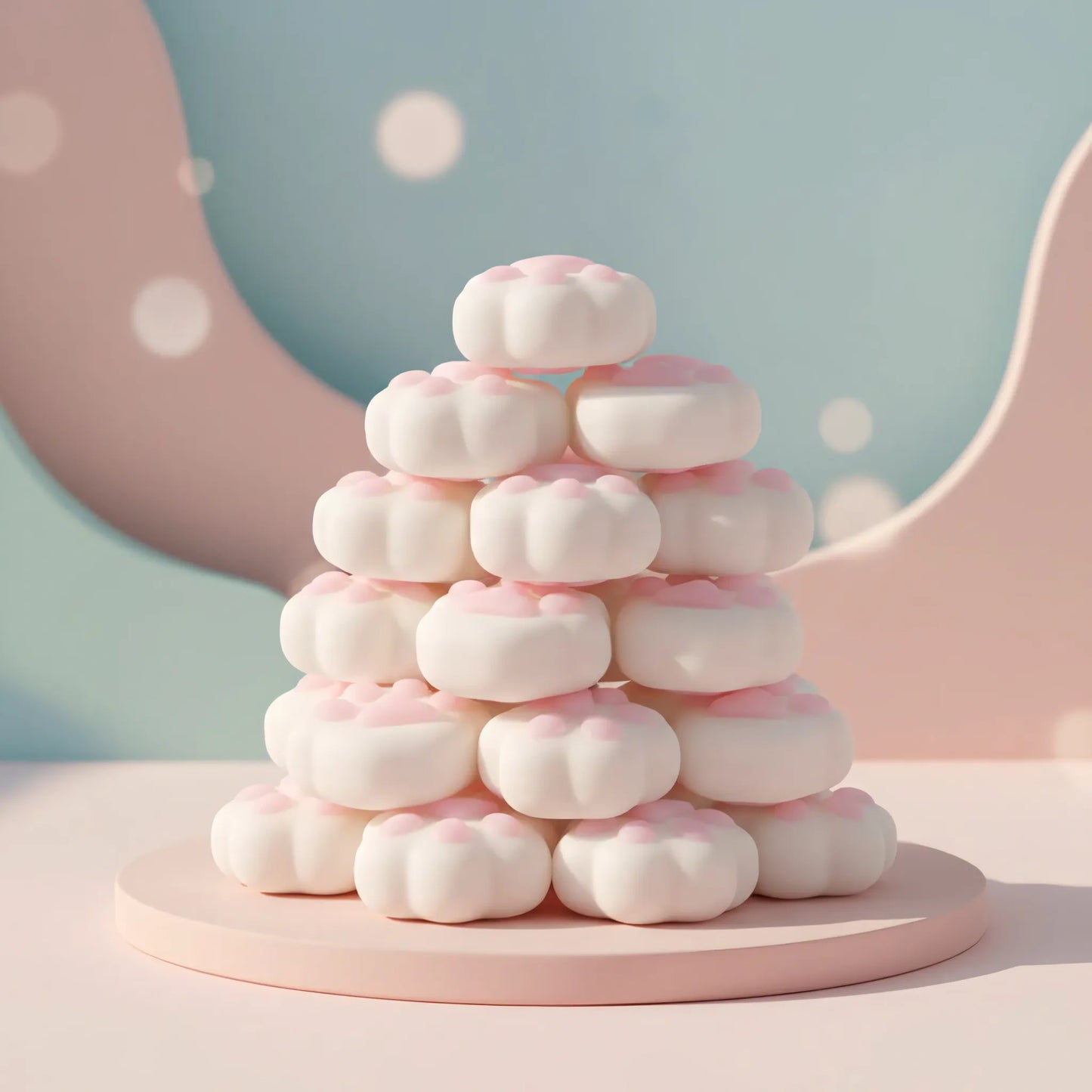 Squishy Mochi Patte de Chat asmr