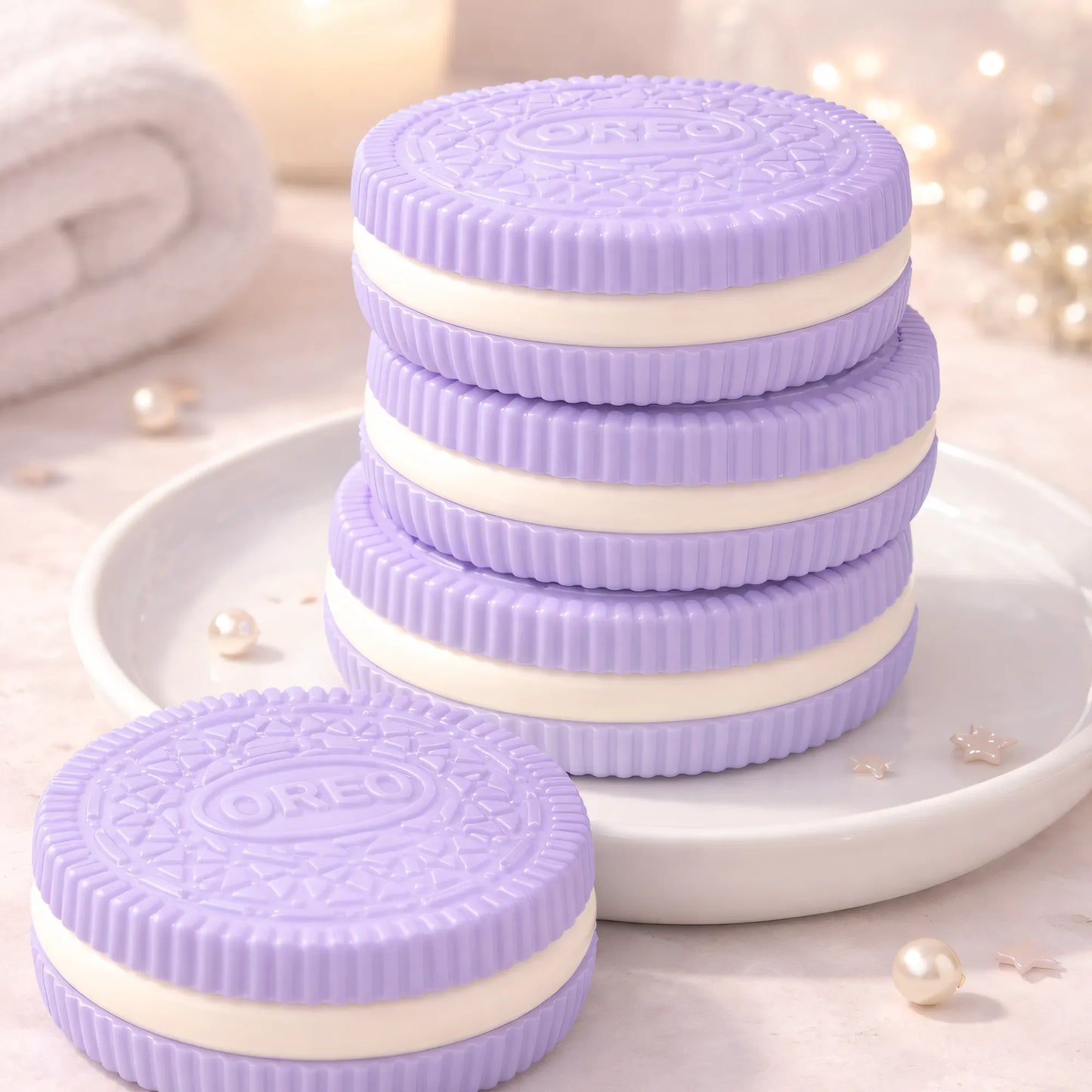 Squishy Oreo Purple Kawaii