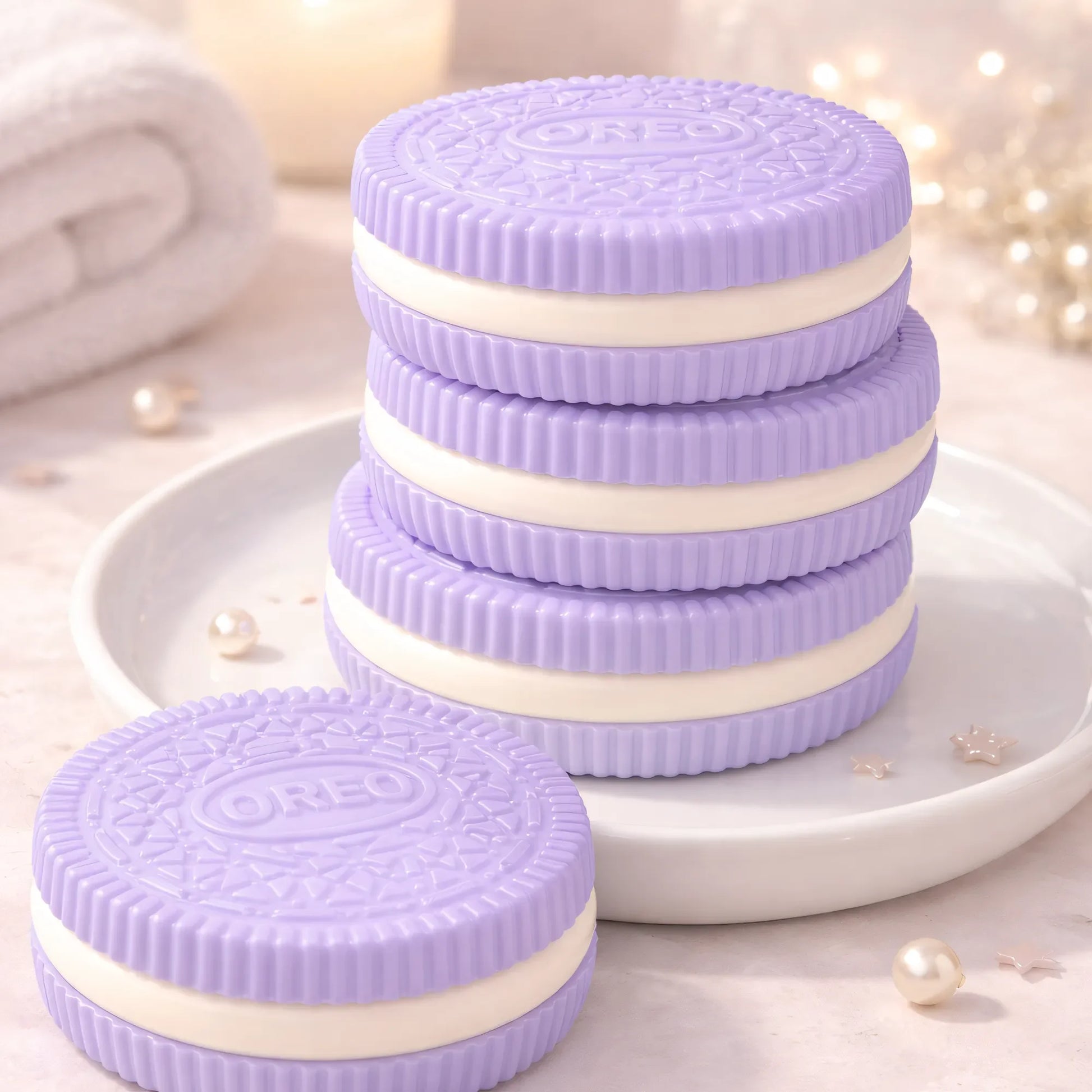 Squishy Oreo Purple Kawaii