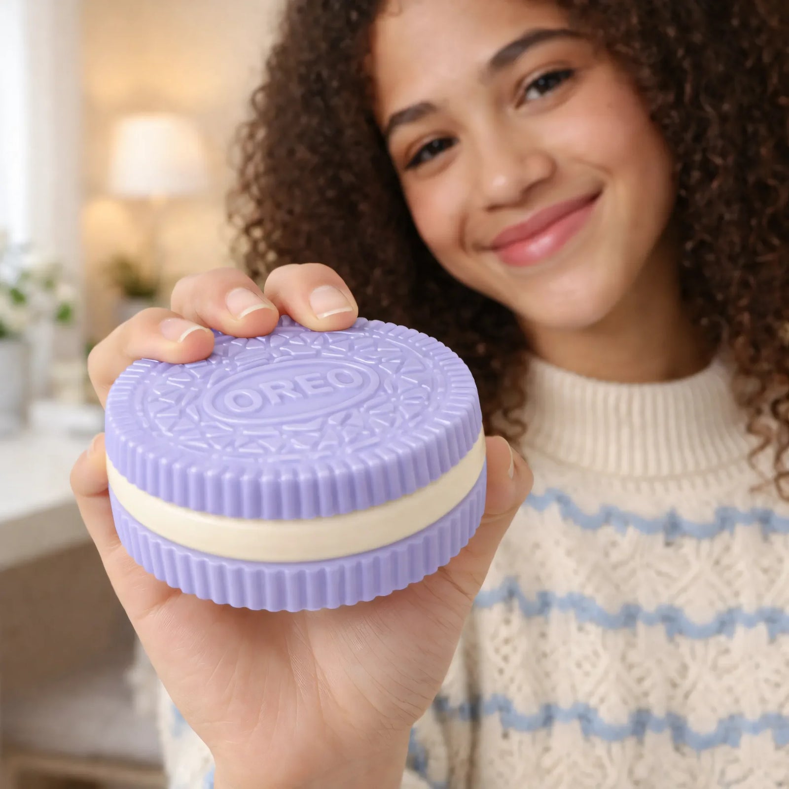 Squishy Oreo Purple Sticky