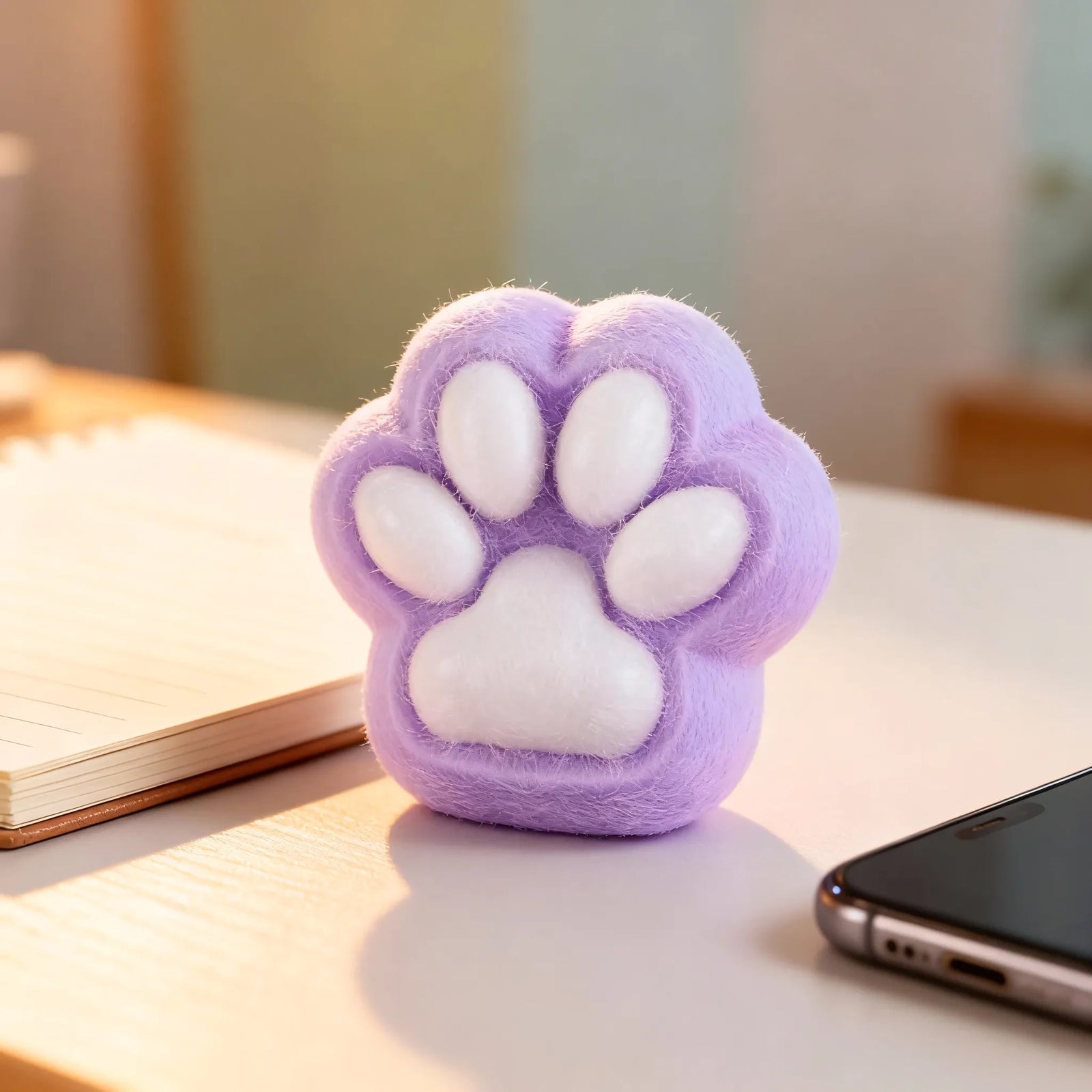 Squishy Patte de Chat Poilu