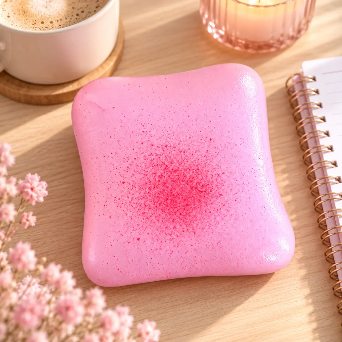 Squishy Pink Toast parfumé