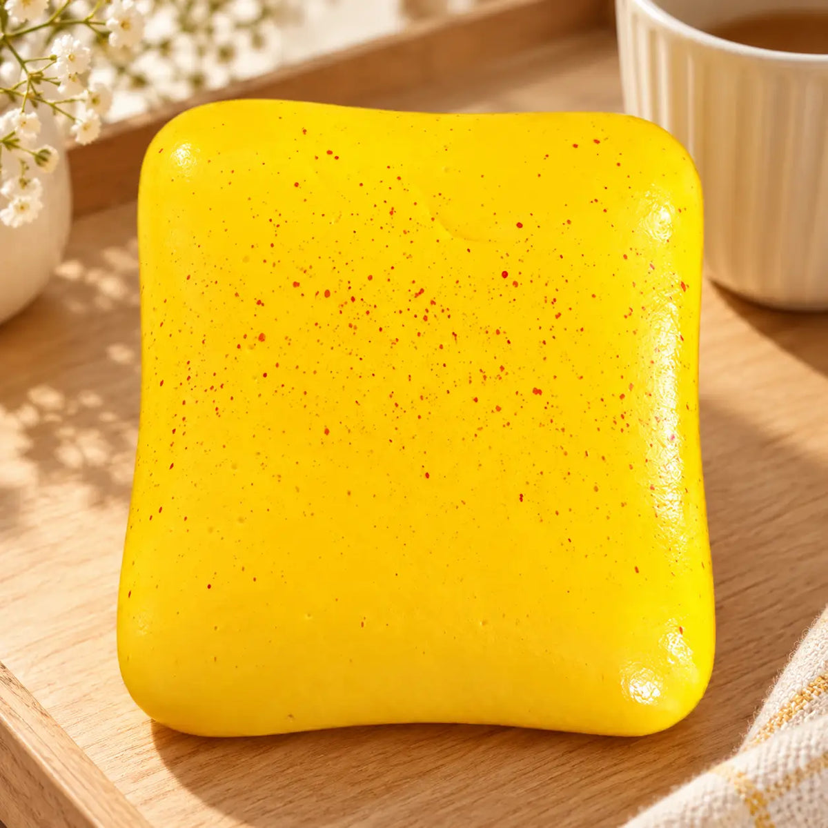 Squishy toast jaune