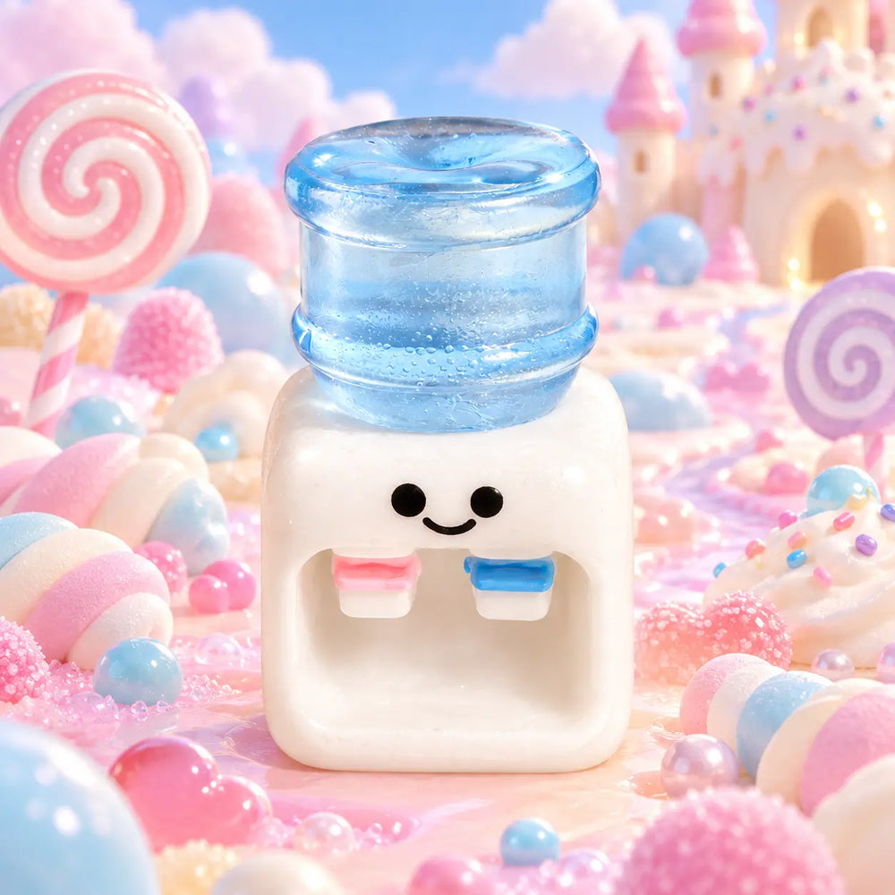 squishy Fontaine à eau kawaii au pays des bonbons