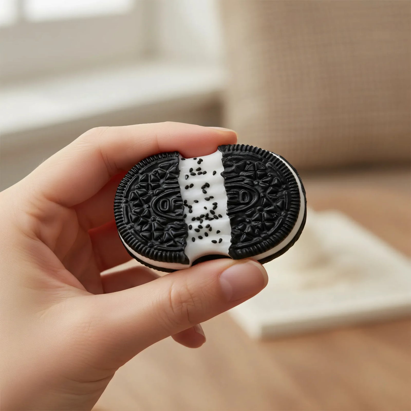 Sticky Squishy Oreo separer en deux