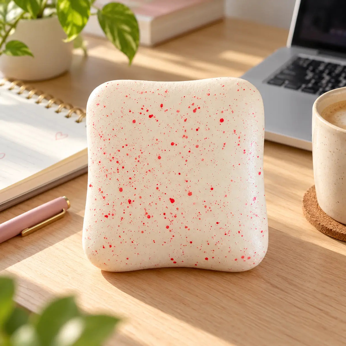 White Toast Squishy parfumé